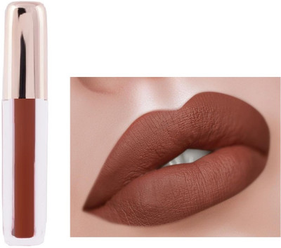 GABBU Liquid Lipstick Water Proof Light Weight Matte Finish..(brown, 3 ml)