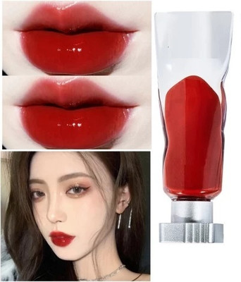 Emijun lipstick ice cube matte finish use multi use blush Red(maroon, 4 ml)