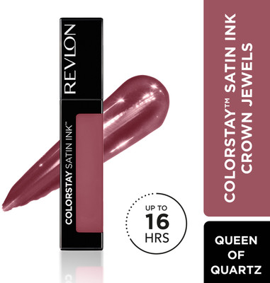 Revlon ColorStay Satin Ink Liquid Lipstick | Longlasting 16 Hrs(Queen Of Quartz, 5 ml)