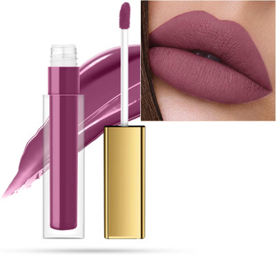 YAWI High Pigmented Liquid Matte Lipstick | Lightweight & Full Coverage Lip Stain(Violet, 4 ml)
