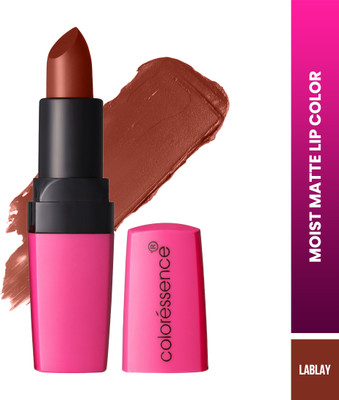 COLORESSENCE Moist Matte Lipstick | Hydrating & Richly Pigmented | Butter Soft Texture ML11(LABLAY, 4 g)