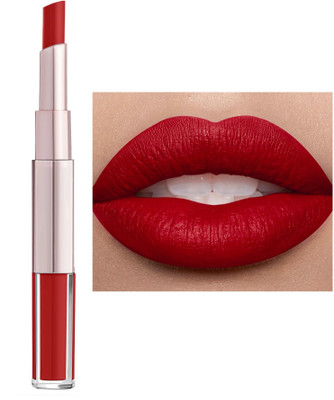 Wonholli Long Lasting, Highly Pigmented, 2 in 1 Liquid & Matte Lipstick(Red, 7 ml)
