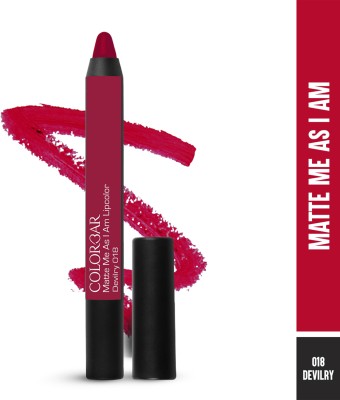 COLORBAR Matte me as I am Lipcolor Lipstick(Devilry, 2.8 g)