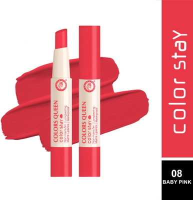 COLORS QUEEN COLOR STAY MATTE LIPSTICK(Baby Pink, 2.1 g)