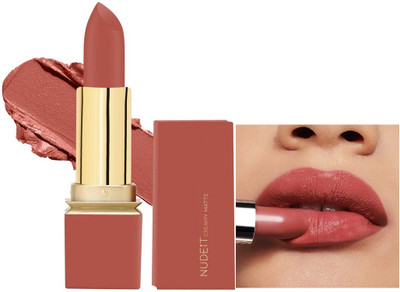 Yuency Velvet Matte Lip Stick Up To 8 Hours Stay(Peach Petunia, 3.6 g)