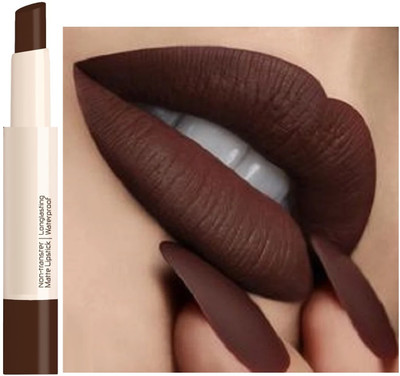 FLORERO Luxury Matte Long Lasting Non Transfer Lipstick(ESPRESSO, 7 g)