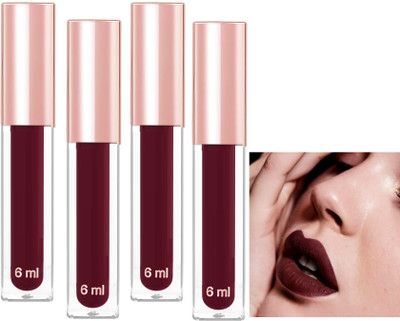 ADJD Combo Velvety Soft Finish Maroon Weightless Formula Long Lasting Lipstick(Maroon, 24 ml)