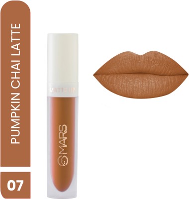 MARS Transferproof Long Lasting Liquid Lipstick(07-Pumpkin Chai Latte, 4.5 ml)