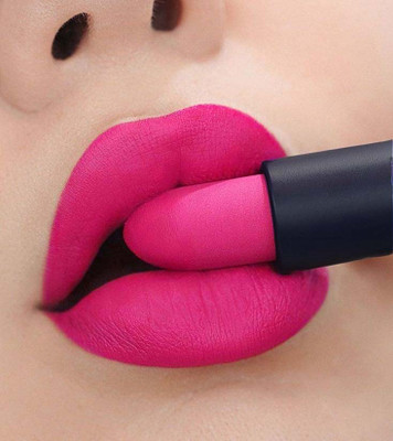 MYEONG Ultra Pigmented Creamy Matte Finish Longstay Dash Of Pink Lipstick(Dash Of Pink, 3.5 g)