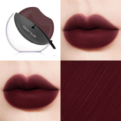 tanvi27 Lip Shape Design Moisturizing Matte Cream Lipstick(MAROON, 5 g)