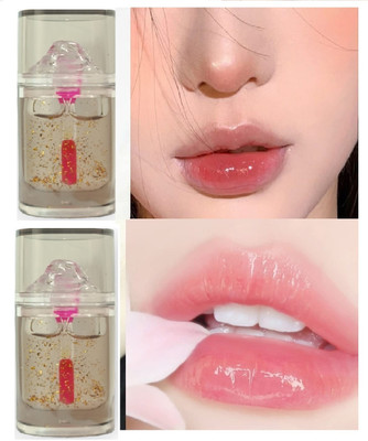 Latixmat Lip Gloss Non Sticky and Hydrating Lip Pack Of 2(Transparent, 6 ml)