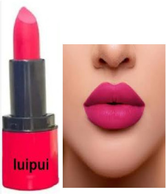 Luipui awesome pink matte lipstick waterproof and long lasting(pink, 6 g)