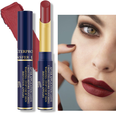 ADJD Non Transfer Lipstick Long-Lasting Color Stay Deep red(Deep red, 4 g)