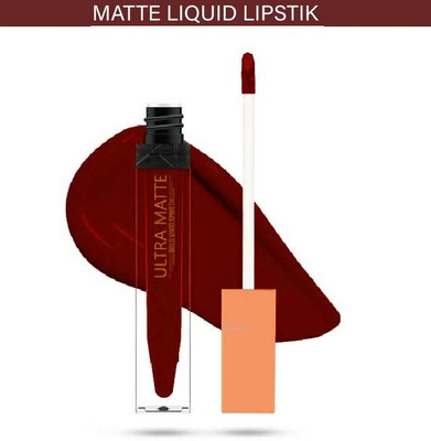 GFSU - GO FOR SOMETHING UNIQUE Korean Red Color Long Lasting Matte Liquid Lipstick for Women(dark red, 9 ml)