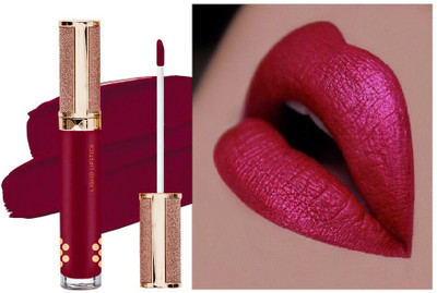 REIMICHI Metallic Shine Lipstick Highly Pigmented with Smooth One Swipe Application(metallic pink, 5 ml)