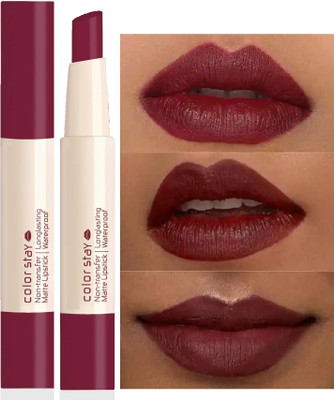 AEPRUY Long Lasting Non Transfer Creamy Matte Lipstick(BERRY, 2.1 ml)