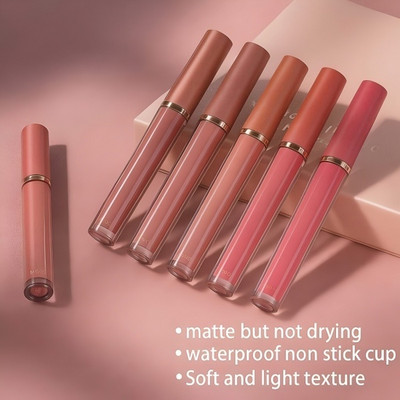 kHUDAt High Shine Meets Matte: Versatile 6 PCS Lip Set(red, 7.74999999999994 ml)