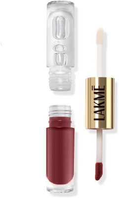 Lakmé 9 to 5 Matte to Glass Liquid Lip(Rose, 7.6 g)