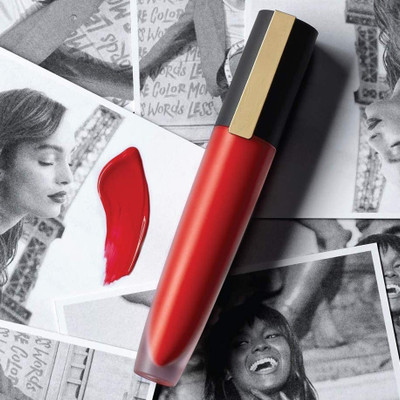 MYEONG Matte Liquid Red Color Non Transfer Lipstick(RED, 6 ml)