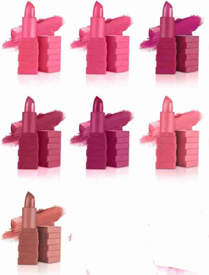 kKode beutiful shade lipstick combo colour pack of ,7(multi colour, 40 ml)