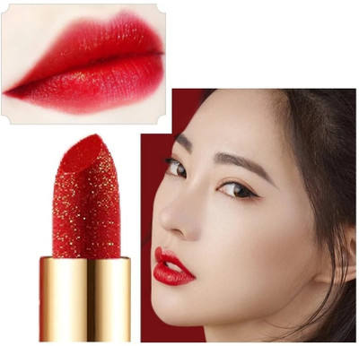 SEUNG PERFECT QUALITY SHIMMER LIPSTICKS LONG LASTING ULTRA SOFT AND SMOOTH LIPSTICKS(RED, 3.6 g)