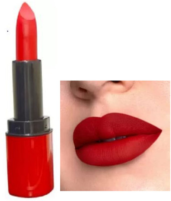 Luipui smooth latest red matte lipstick waterproof pack of 1(red, 6 g)