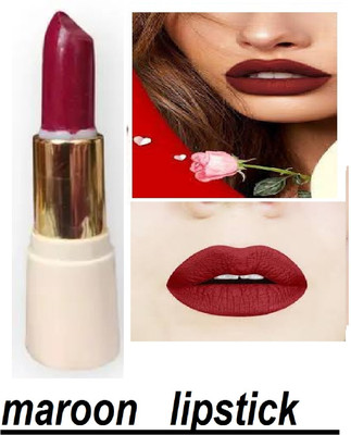 Luipui maroon matte look lipstick awesome long lasting(maroon, 6 g)