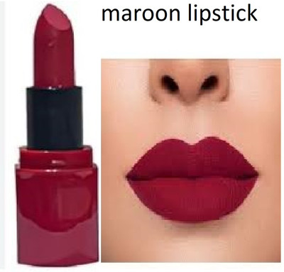 Luipui trending awesome maroon matte finish lipstick pack of 1 smudge proof(maroon, 6 g)