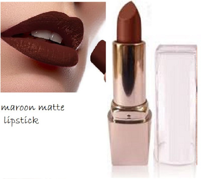 Luipui best trending dark brown matte lipstick pack of 1(BROWN, 6 g)