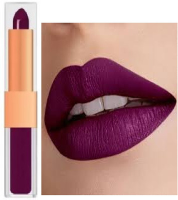 Luipui best trending long lasting 2 in 1 purple matte lipstick(purple, 6 g)