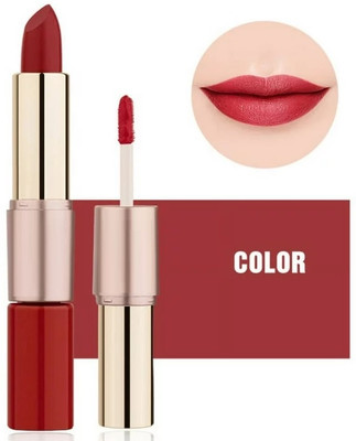 Amaryllis Perfect Matte 2-in-1 Lip Gloss & Waterproof Lipstick(RED, 6 ml)