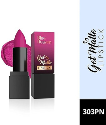 BLUE HEAVEN Get Matte Lipstick(303-PN, 4 g)