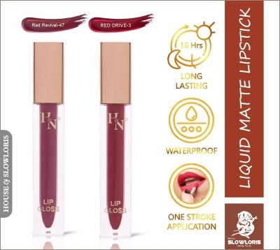 HIGHLIGHT NAILS HNH-LIP-CB-(RED REVIVAL-47 & RED DRIVE-03)_HS(RED REVIVAL 47, RED DRIVE 03_HS, 5.2 ml)