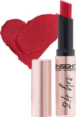 INSIGHTCOSMETIC 24 Hrs Non Transfer Matte Lipstick|Creamy Texture Matte Finish|Waterproof(Spiraling, 3 g)