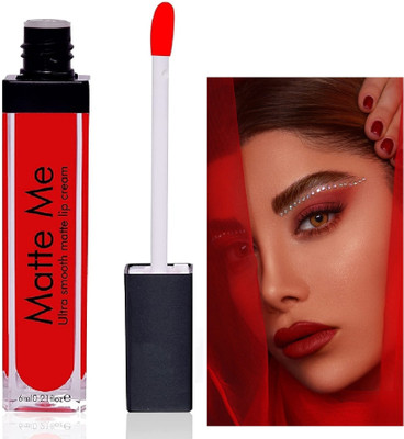 Arcanuy Lip Color Red Twist Matte Lipstick for long lasting and smudge proof(red, 6 ml)
