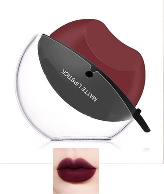 Latixmat Trending Beautiful Long Lasting Lazy Lip Shape Lipstick Waterproof Matte(WINE, 10 g)