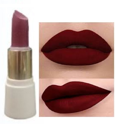 Luipui maroon matte lipstick waterproof best for women(maroon, 6 g)