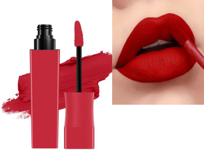GABBU Red Liquid Ultra Pigmented Creamy Matte Lipstick(Red, 10 ml)