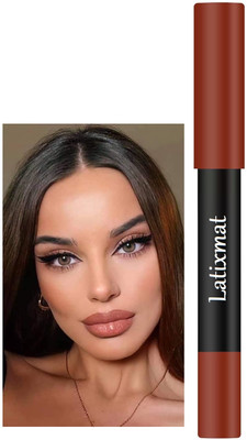 Latixmat Smudge Proof Long Lasting Pigmented Lip(BROWN, 3.5 g)
