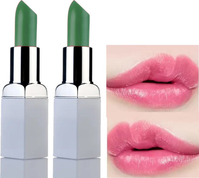 ADJD COMBO COLOR CHANGE GREEN ALOE LIP CARE LIPSTICK(GREEN, 7.2 g)