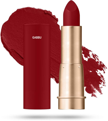 GABBU Smudge proof,Ultra matte lipstick(RED, 3.5 g)