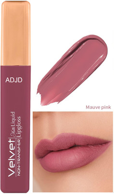 ADJD Non Transfer Liquid Lipstick Non-Drying Transfer-proof Mauve pink velvet(Mauve pink, 5 ml)