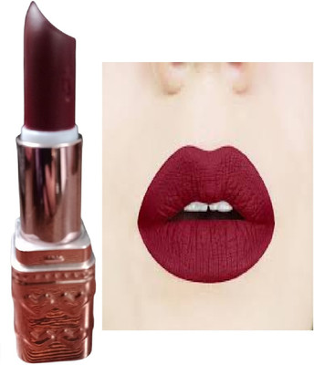 Luipui maroon matte lipstick waterproof awesome(maroon, 6 g)