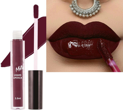 GABBU Matte Liquid Lipstick | Non Transfer | Long Lasting | Lip Colour(Marron, 3.5 ml)