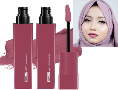 tanvi27 Long Lasting, Waterproof, Smudgeproof Liquid Ruby Pink Lipstick Set(Ruby Pink, 16 g)