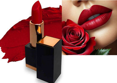 GABBU Kissproof Non-Transfer Lipstick I Smudge Proof I Lightweight I Water Resistant(red, 3.5 g)