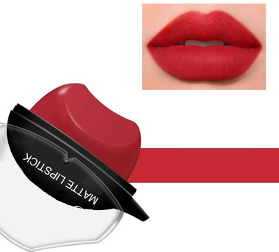 Yuency Red Apple Shape New Lazy Creme Matte Lipstick(red, 3.8 g)