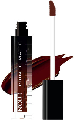 INOUR Primer+Matte Liquid Lipstick(Mahagony, 3.5 g)