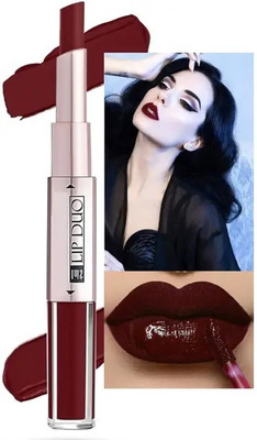 GABBU 2 In 1 Cryoan & Liquid Maroon Lipstick(Maroon, 8 ml)