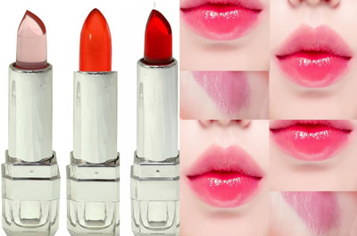 Jiwoo Gel color change to pink lip care moisturizing multi color lipstick waterproof(MULTI COLOR, 10.8 g)